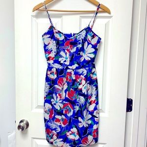 JCrew floral print dress